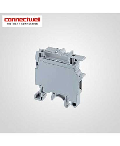 Connectwell CF4U 6.3 Amp Grey Fuse Type Terminal Block PACK OF 100 NOS