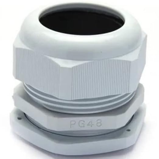 JAMPS Plastic Adjustable IP68 Waterproof Cable Glands Joints (PG 48, 20 Pcs)