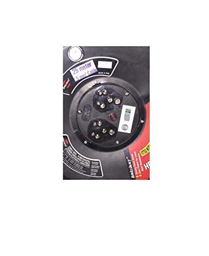 Brilliant Cable Drum 25 mtr (1.5 mm, 3 core Cable) Red