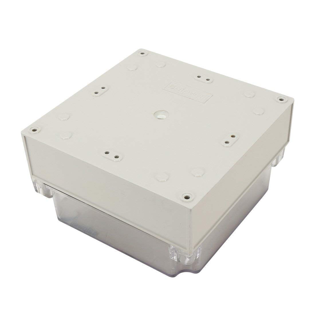 JAMPS 180x180x100mm Clear Cover TRANSPARENT Junction Box IP66 Waterproof Project Case Enclosure PC Transparent Cover (7.09 x 7.09 x 3.94 inches)