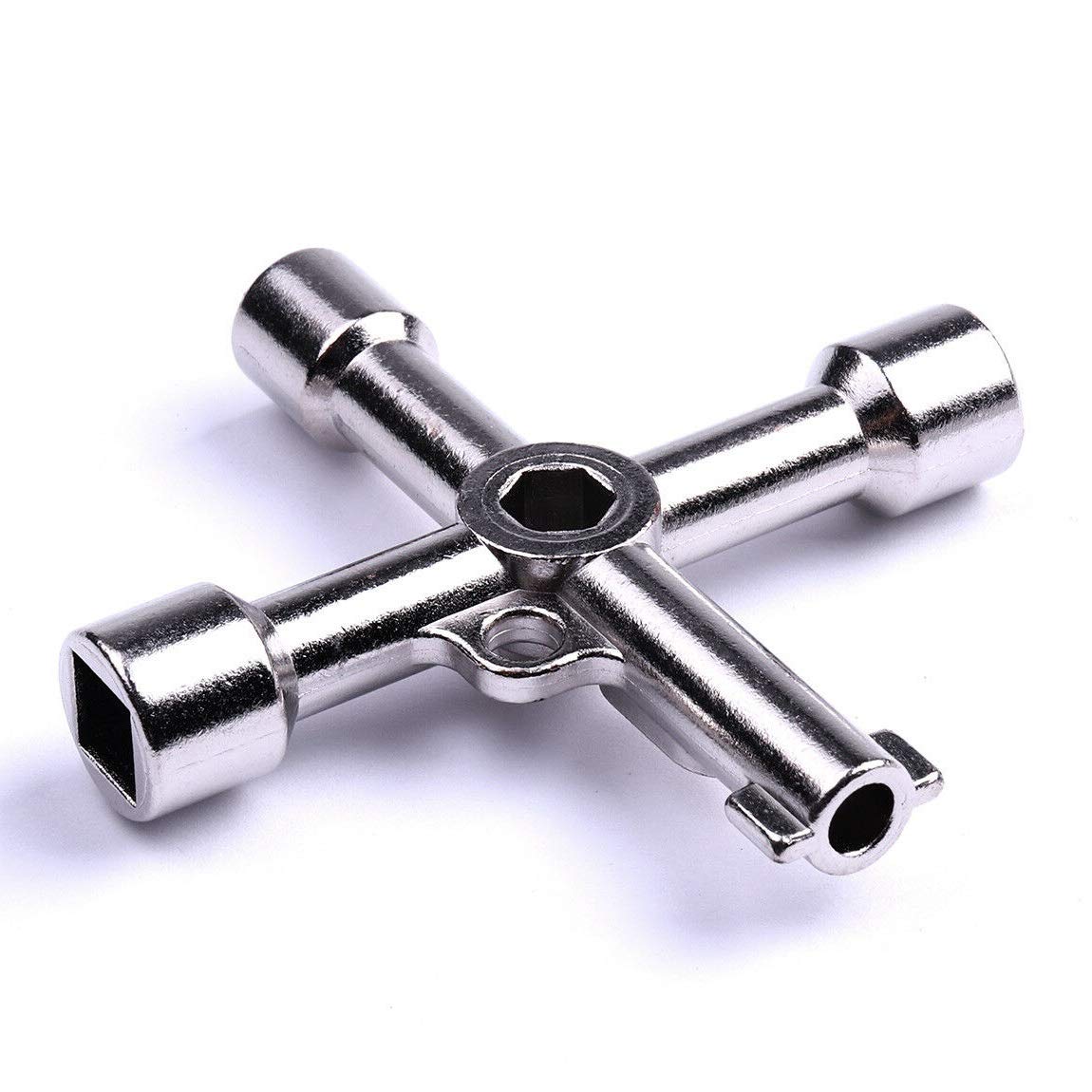 4-Way Multi-Functional Utilities Key Stainless Steel