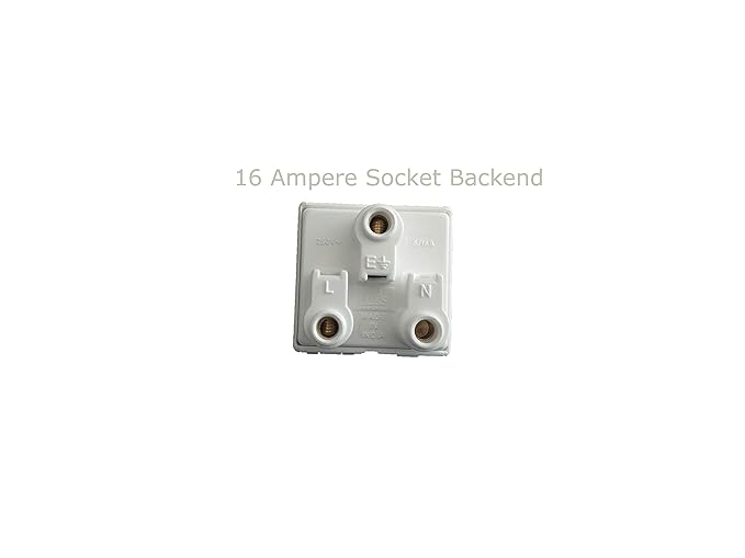 C&S Water Proof 8 Module Plastic Box with 2 16 A Switches and 3 16 A Sockets