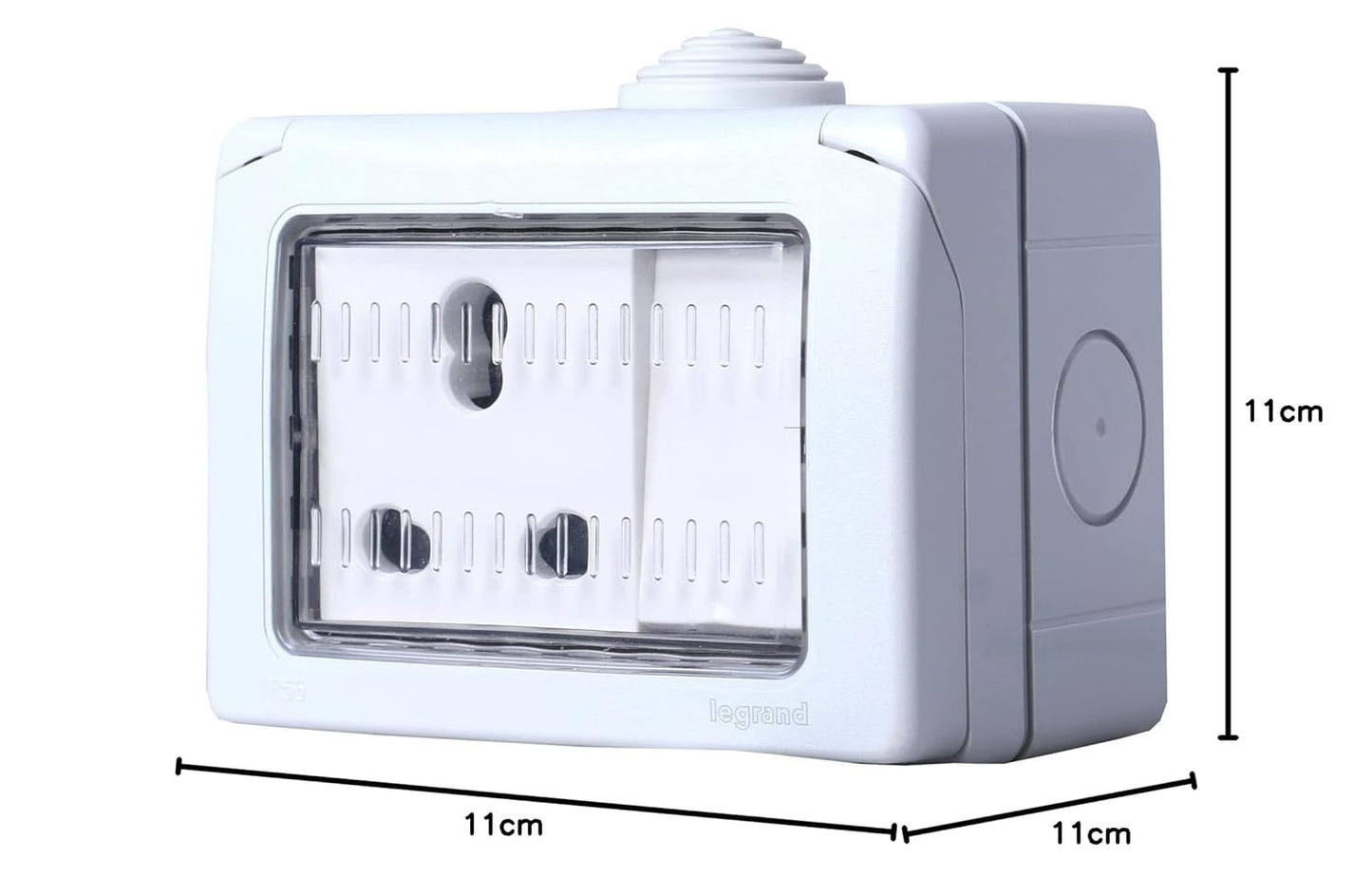 Legrand Plexo Box 3 Module Waterproof Enclosure with 16A Switch and Socket (Combi Box)
