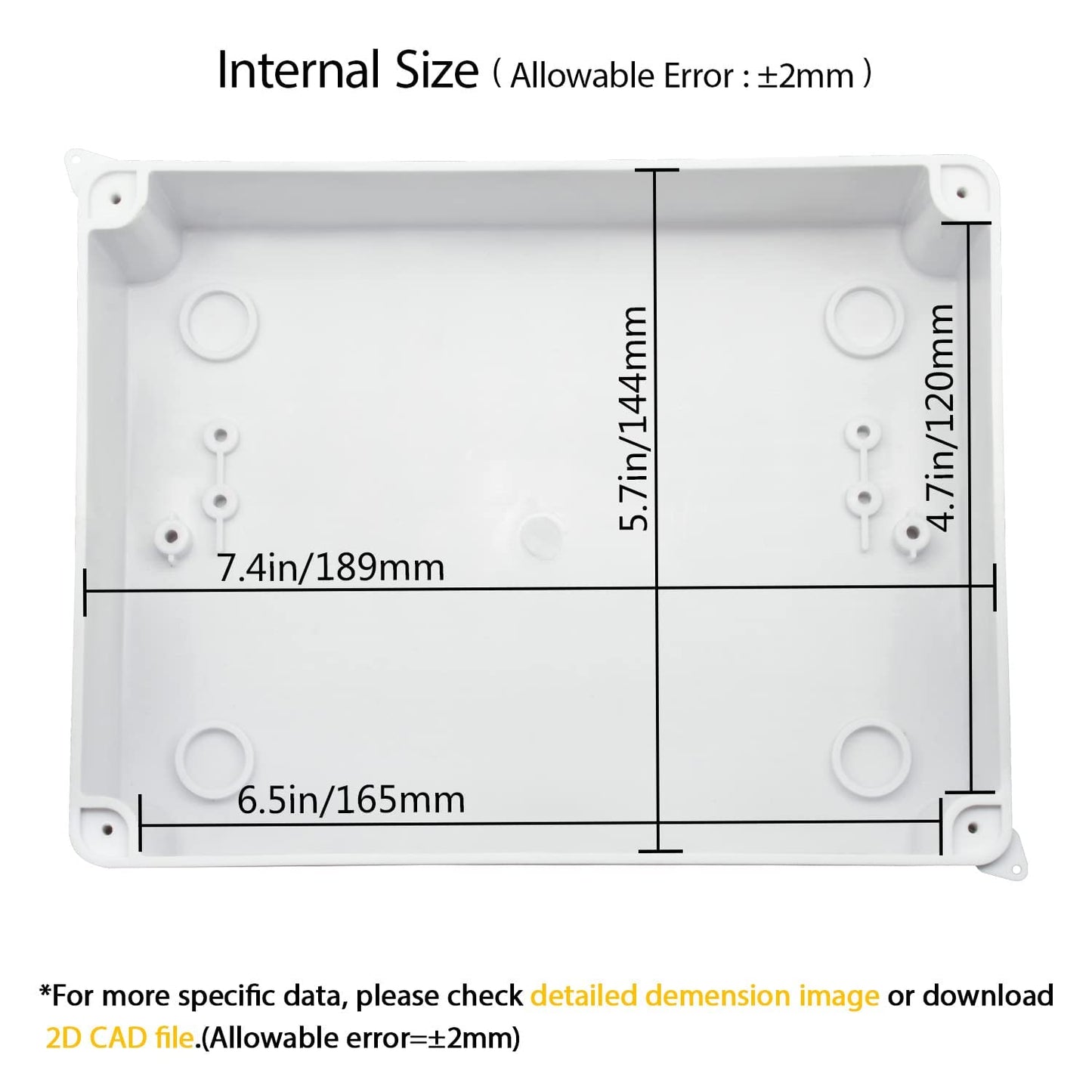 JAMPS Jainson ABS Junction Box and Distribution Box (300X250X120)