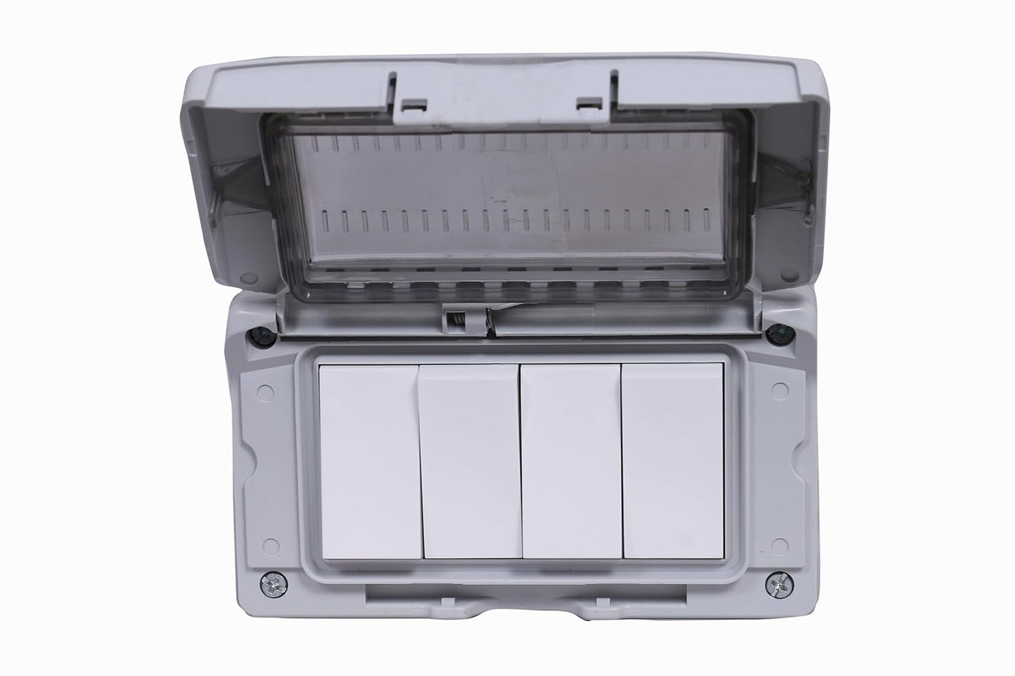 Legrand Plexo Box 4 Module Waterproof Enclosure with 4 6A Switch only |Combi Box|