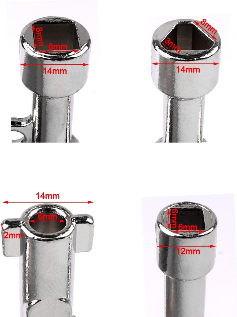 4-Way Multi-Functional Utilities Key Stainless Steel