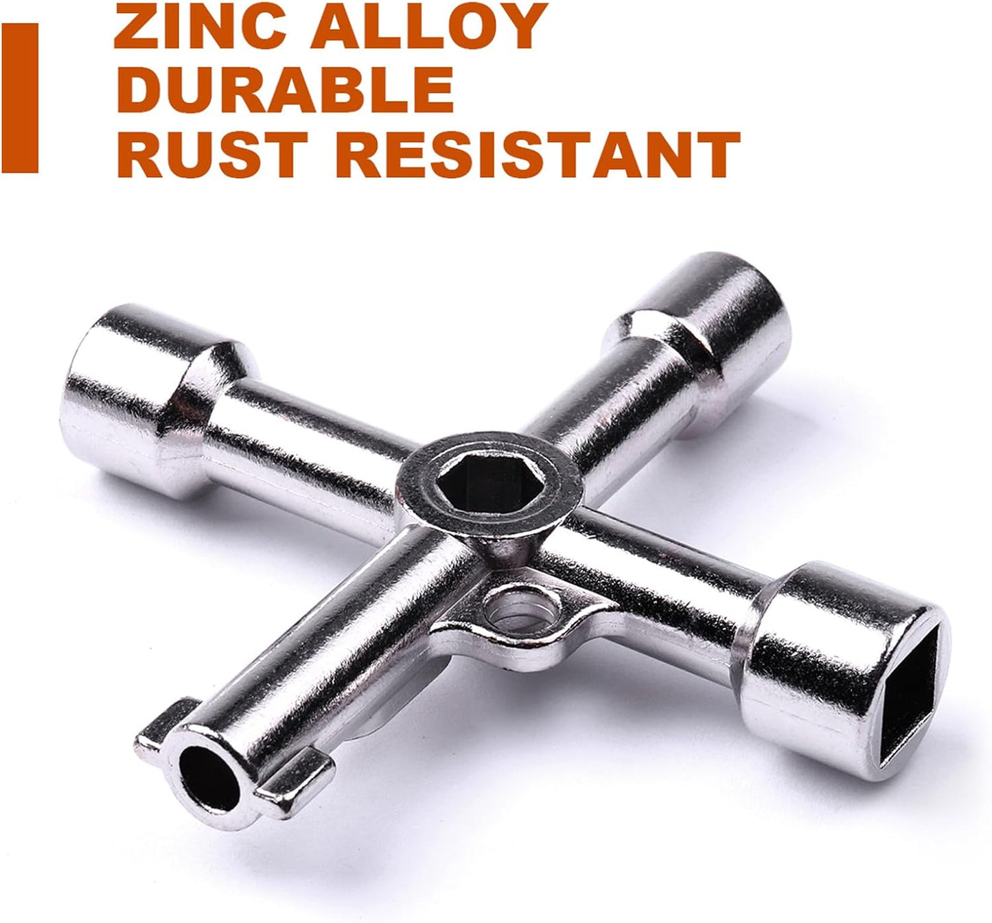 4-Way Multi-Functional Utilities Key Stainless Steel