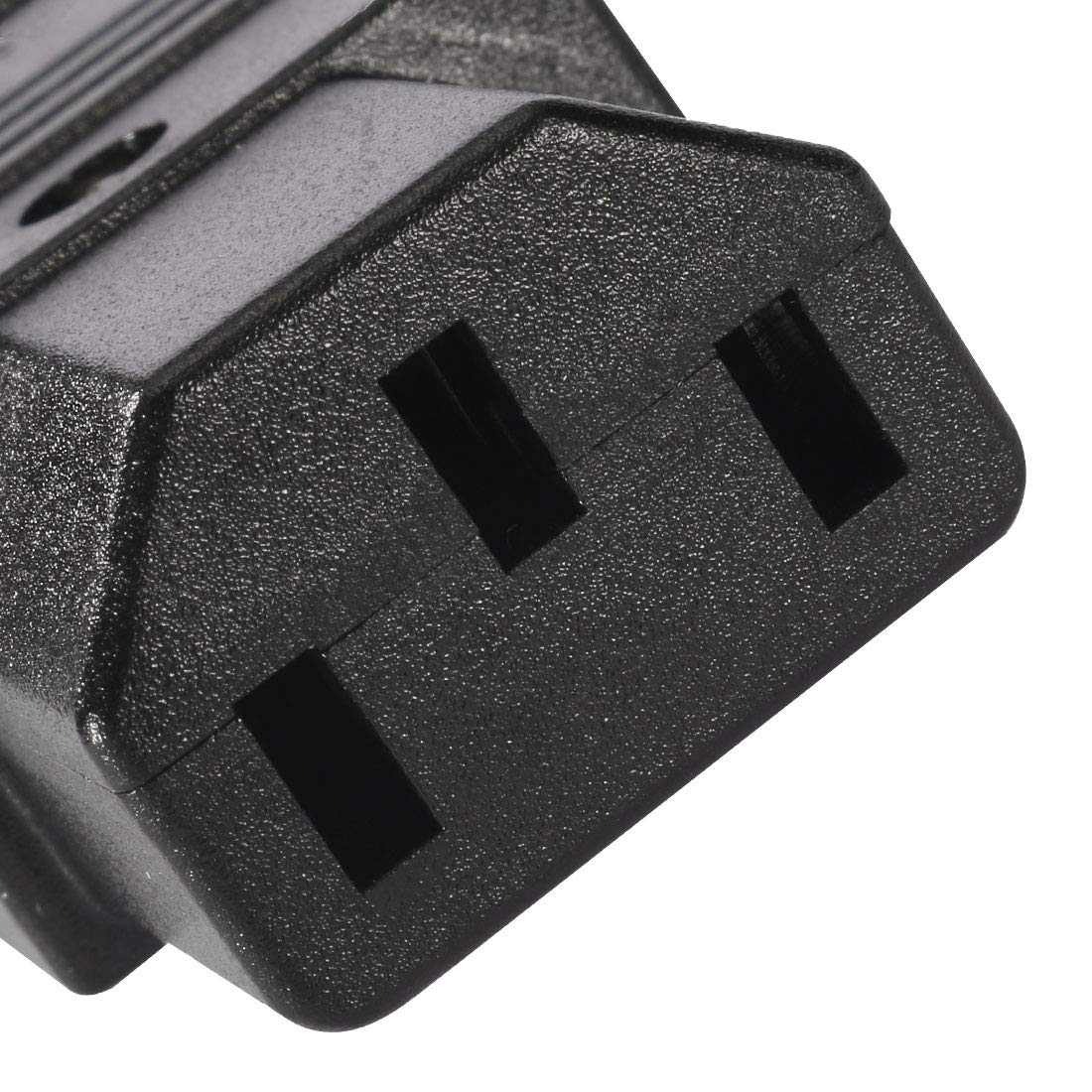 MX 1655 10A Female 3 Terminals IEC320 C13 Power Adapter Connector (3 PCS)