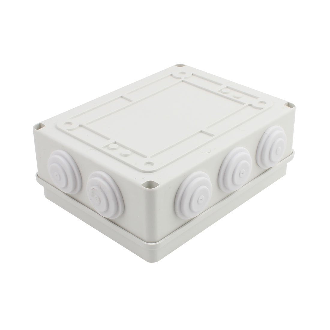 YXQ 200x155x80mm Electrical Junction Box w Holes IP65 Waterproof Dustproof Universal Electric Project Enclosure (7.9 x 6.1 x 3.1inches)