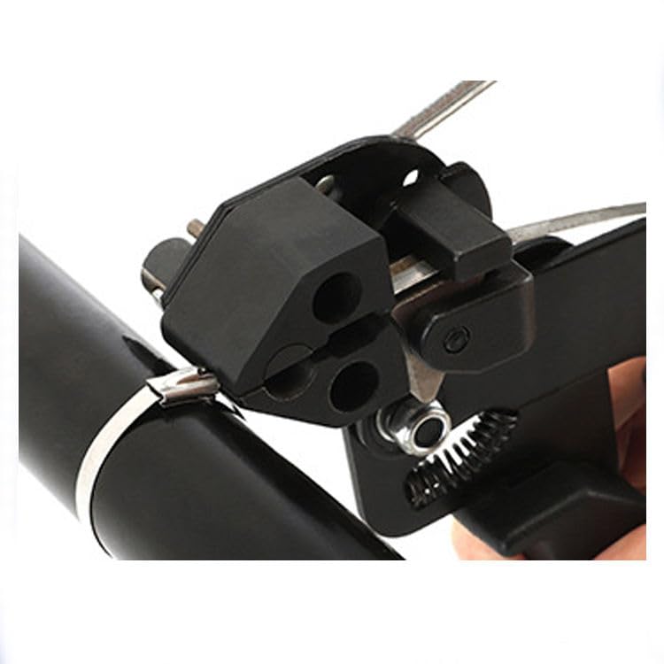 SS Cable Tie Gun Tool Kit, Adjustable Tensioning and Cutting Tool