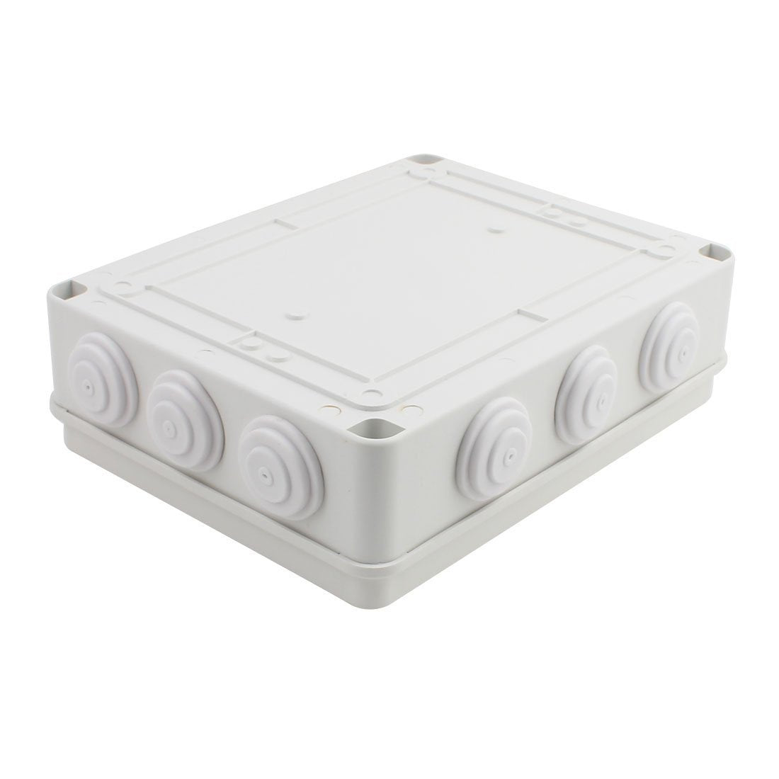 Tosun 255mmx200mmx80mm IP65 Waterproof Junction Box Electric Project Case Enclosure with Holes(10" x 7.9" x 3.1")