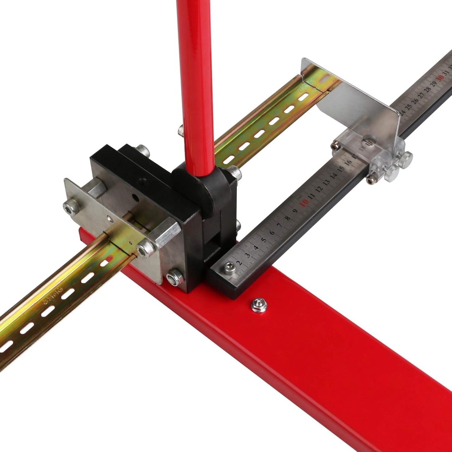 JAMPS DIN Rail Cutter Tool, Cuts 35mm DIN Rail, with Guide and Measuring Ruler