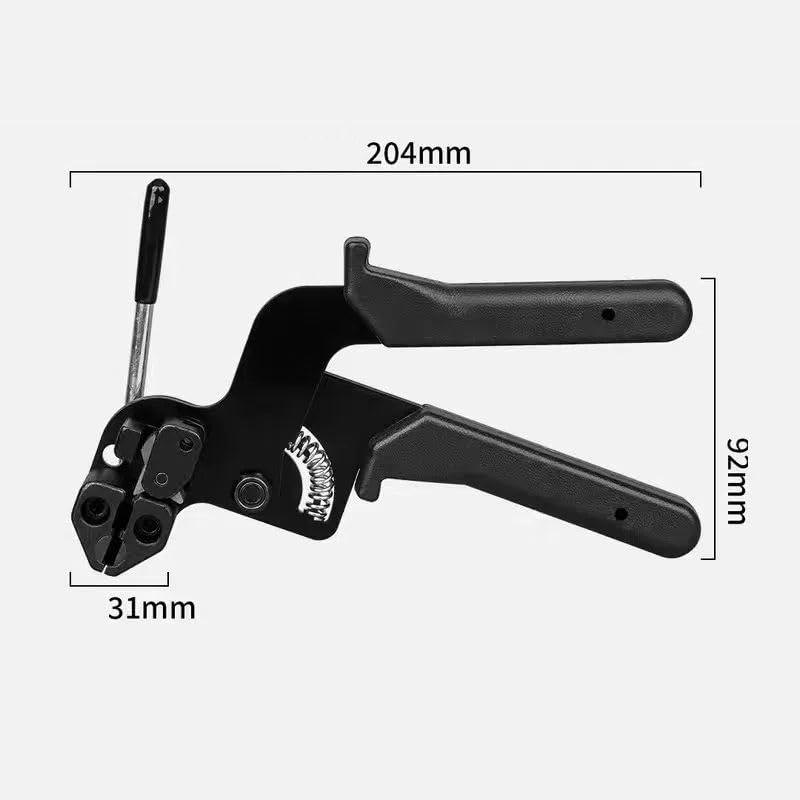 SS Cable Tie Gun Tool Kit, Adjustable Tensioning and Cutting Tool