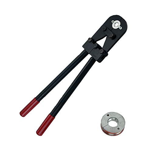JAINSON Black Vishal 185 Hexagonal Crimping Pliers with Jaws and Dies
