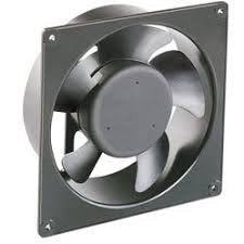 CONTROL jigo fan Aluminum Round and Square Tally 37 Watts Exhaust Fan, 6-inch, Black