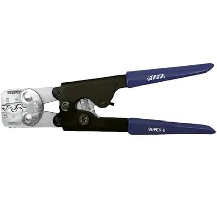 Jainson 0.5mm² to 6mm² Ratchet Type Crimping Pliers, Pack of 2 (SUPER-6)