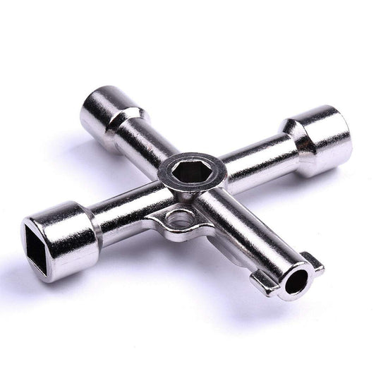 4-Way Multi-Functional Utilities Key Stainless Steel