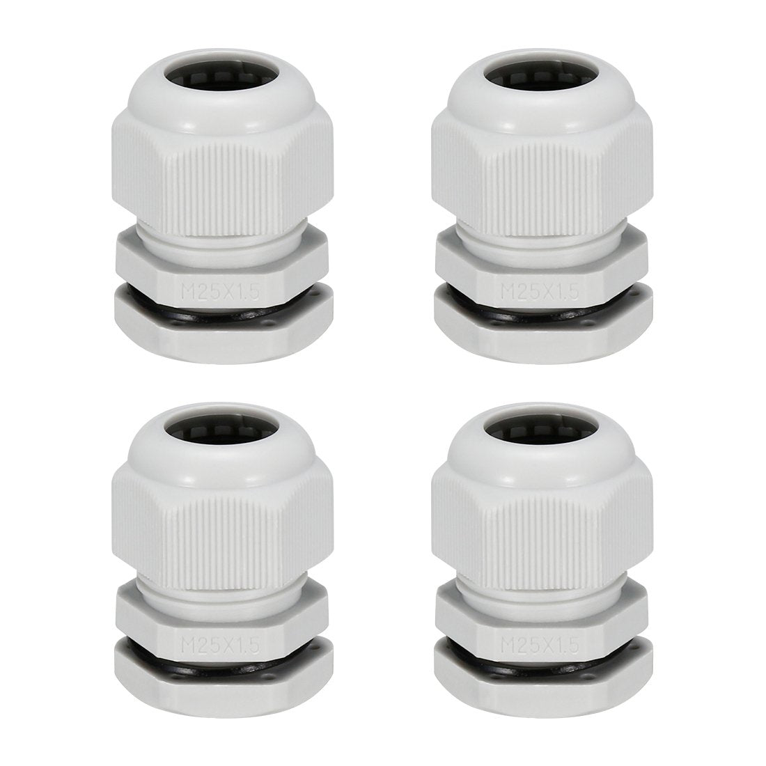 JAINSON 10Pcs M25 Plastic Cable Gland Waterproof Connector for 9mm-17mm Dia Wires