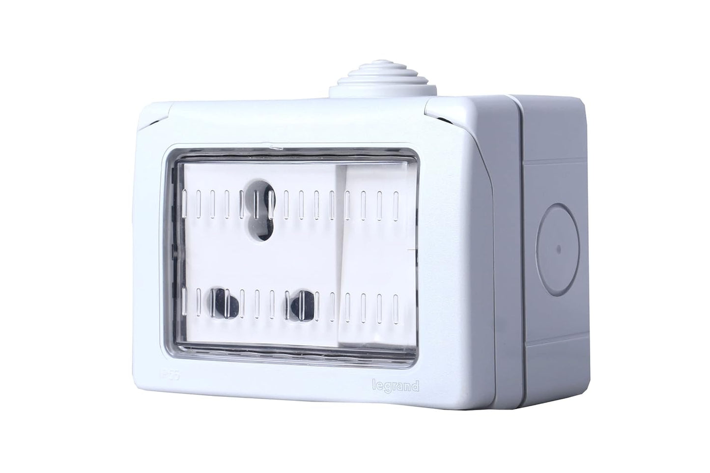 Legrand Plexo Box 3 Module Waterproof Enclosure with 16A Switch and Socket (Switch/Socket Only)