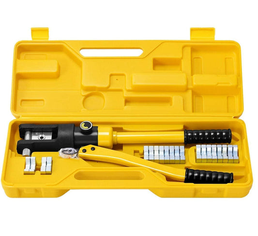 JAMPS Jigo16 Ton Manual Hydraulic Cable Crimping Plier Tool Kit (16-300 mm, 2 11 Die)