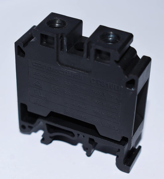 CONNECTWELL CONNECTOR CTS16U BLACK (10)
