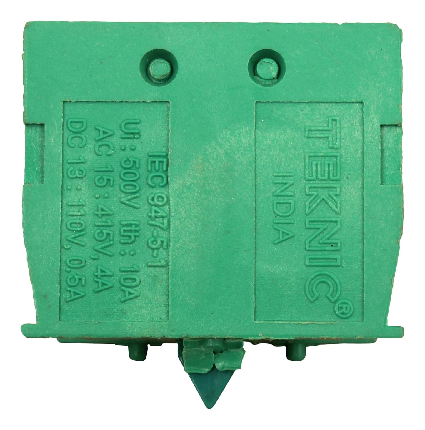 Teknic IEC/EN Auxiliary Block (Green)