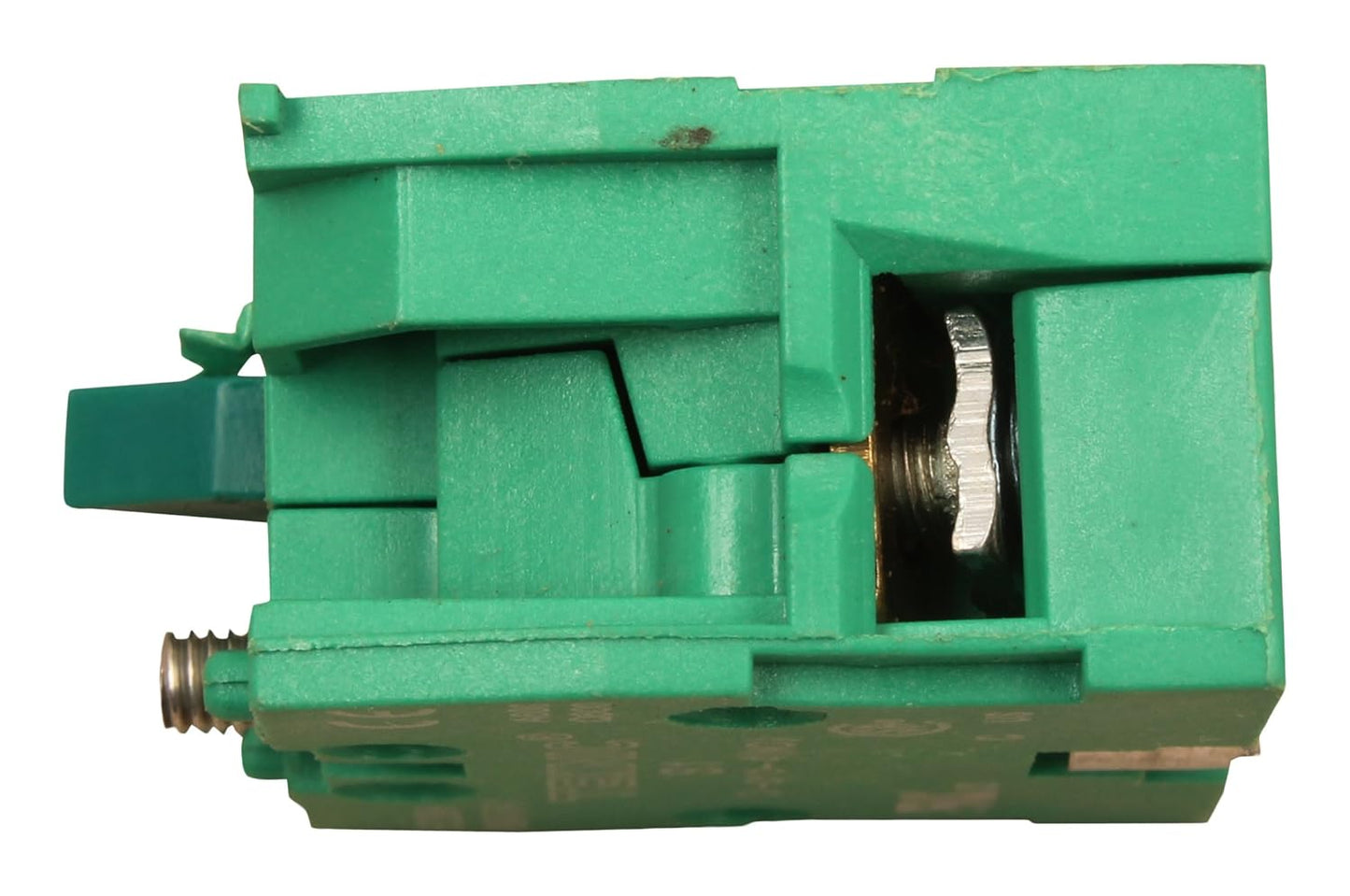 Teknic IEC/EN Auxiliary Block (Green)