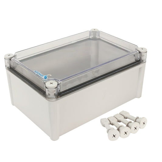 JAMPS 11"x7.5"x5.1"(280mmx190mmx130mm) ABS Transparent Junction Box