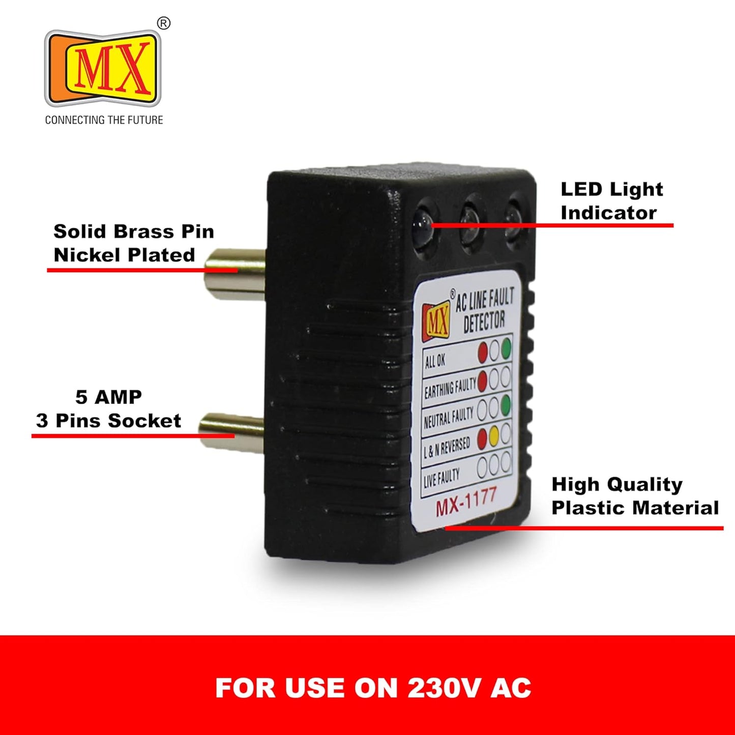 Mx Ac Line Fault Detector - Mx 1177